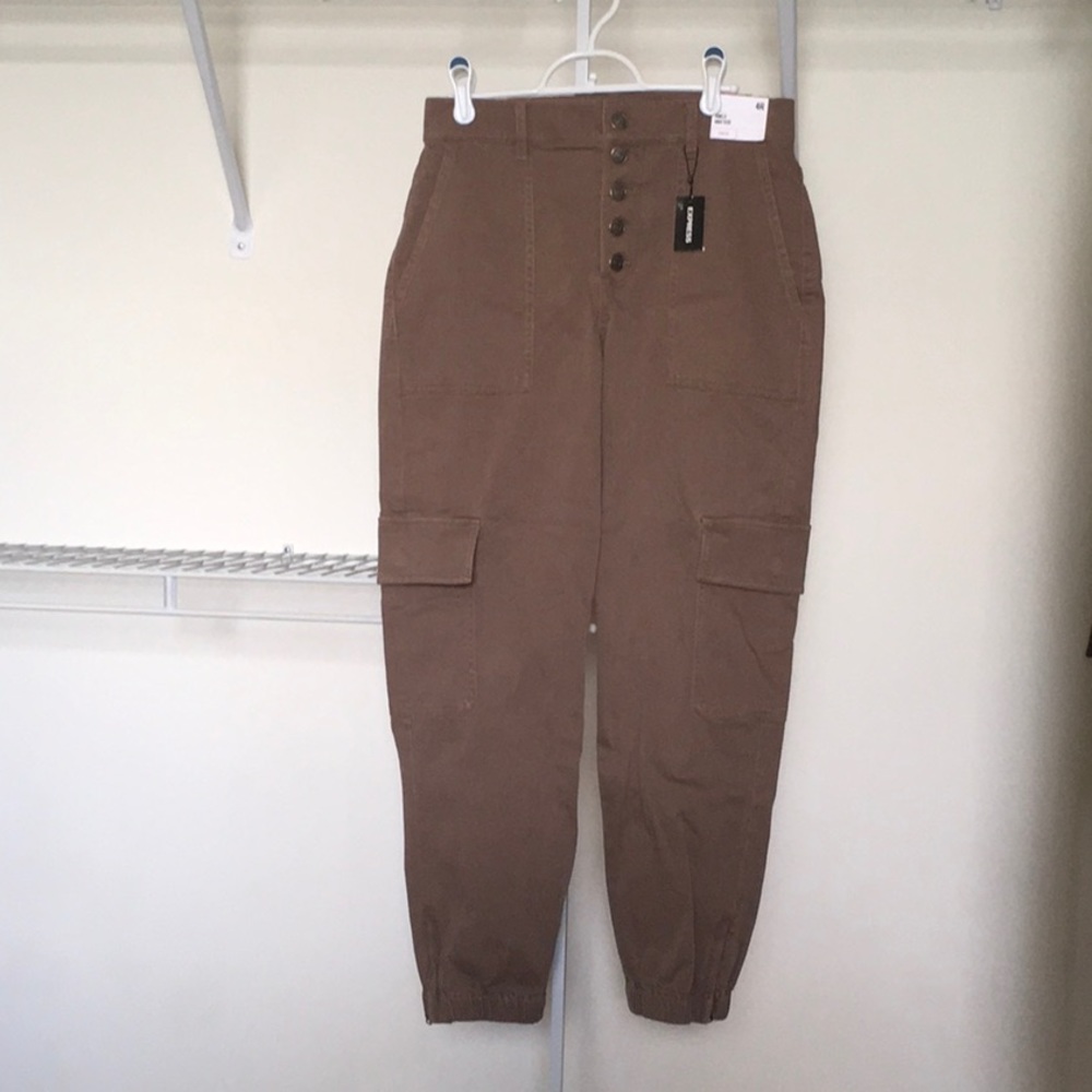 Express ankle high rise pants